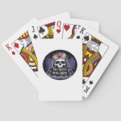 Halloween bruiloft Spooky bruiloft Halloween Party Pokerkaarten (Achterkant)