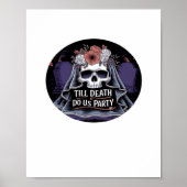 Halloween bruiloft Spooky bruiloft Halloween Party Poster (Voorkant)