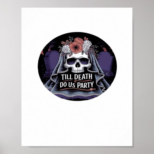 Halloween bruiloft Spooky bruiloft Halloween Party Poster (Voorkant)