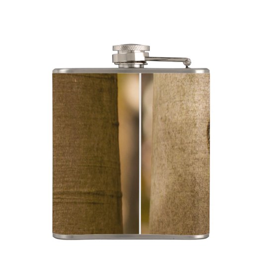 Halloween Bruiloft Vinyl Flask Heupfles (Achterkant)