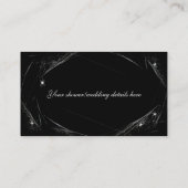 Halloween bruiloft visitekaartje (Achterkant)