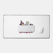 Halloween Brush Squad Hond Bureaumat (Keyboard & Muis)