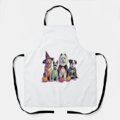 Halloween Brush Squad Hond Schort (Voorkant)