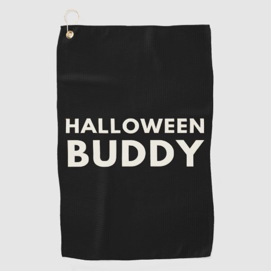 Halloween Buddy Golfhanddoek (Voorkant)