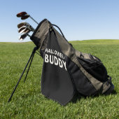 Halloween Buddy Golfhanddoek (Groen)