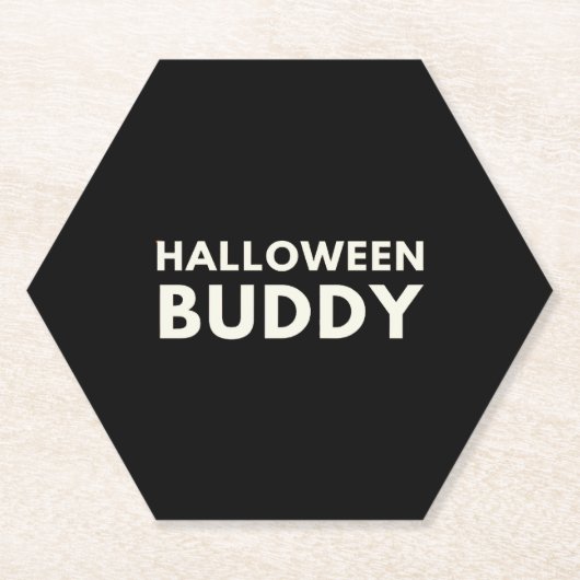 Halloween Buddy Kartonnen Onderzetters (Voorkant)