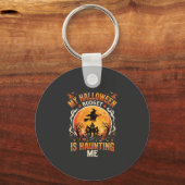 Halloween Budget Spukhuis Sleutelhanger (Voorkant)