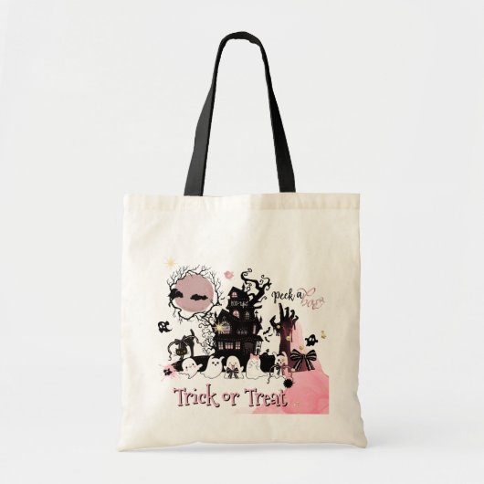 Halloween Budget Tas - Peek a Boo Haunted House (Voorkant)