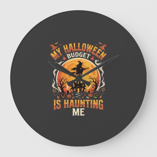 Halloween Budget Verschrikking Grote Klok (Voorkant)