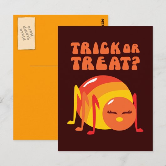 Halloween Bug Briefkaart (Voorkant / Achterkant)