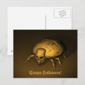 Halloween Bug Briefkaart (Voorkant / Achterkant)