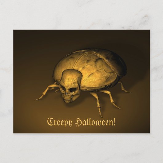Halloween Bug Briefkaart (Voorkant)