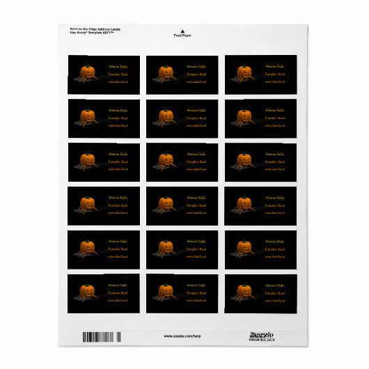 Halloween Bug Etiket (Full Sheet)