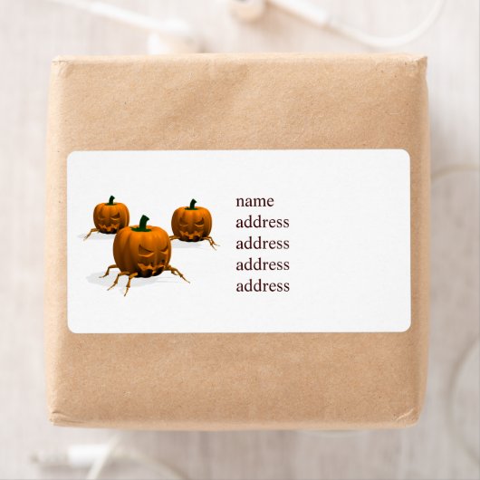 Halloween Bug Etiket (Insitu)