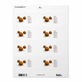 Halloween Bug Etiket (Full Sheet)