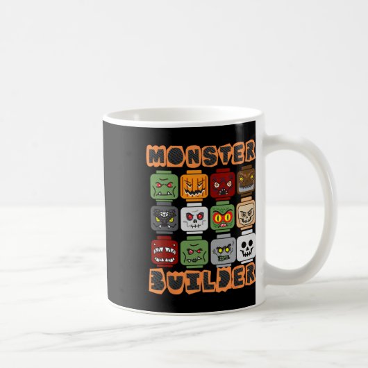Halloween Building Bricks Monster Builder Brick He Koffiemok (Rechts)