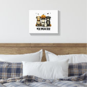 Halloween Bull Sheet Canvas Afdruk (Insitu (Slaapkamer))