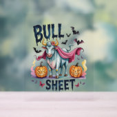 Halloween Bull Sheet, Funny Ghost Koe Acryl Bord (Neutraal)