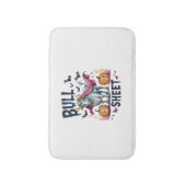 Halloween Bull Sheet, Funny Ghost Koe Badmat (Voorkant Verticaal)