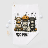  Halloween Bull Sheet Golfhanddoek (Insitu)