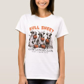 Halloween Bull Sheet Koe Lovers Club T-shirt (Voorkant)