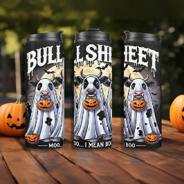 Halloween Bull Sheet / Stieren Grappig Thermosbeker