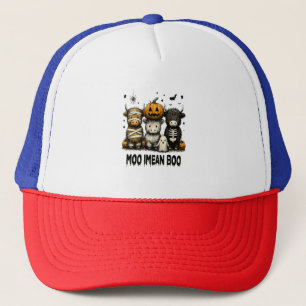 Halloween Bull Sheet Trucker Pet