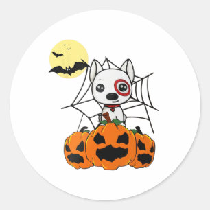 Halloween Bullseye Tar_get Team Lid Sticker