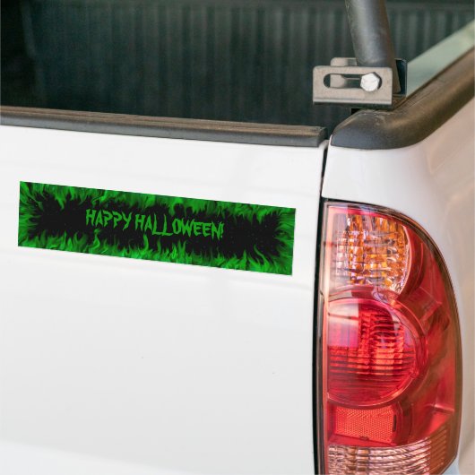 HALLOWEEN. BUMPERSTICKER (Op Truck)