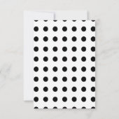 Halloween Bunco Party Invitation Kaart (Achterkant)