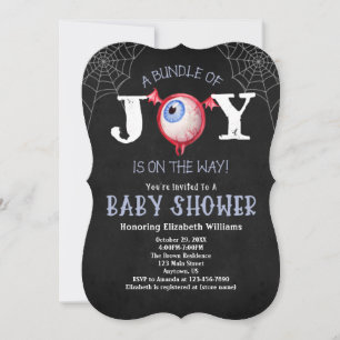 Halloween bundel joy Creepy Eye Baby shower Kaart
