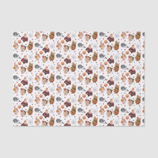 Halloween Bunny Tissue Paper Tissuepapier (Voorkant)