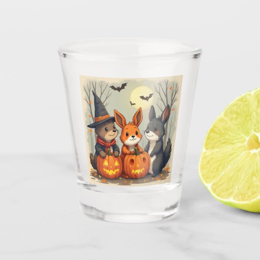 Halloween Bunny Trio - Halloween Edition Shot Glas (Voorkant)