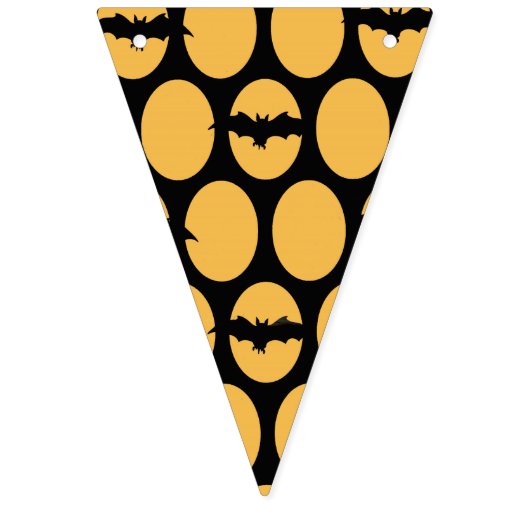 Halloween Bunting. Vlaggetjes (Eerste vlag)