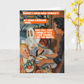 Halloween buren vrienden kaart (Gele Bloem)