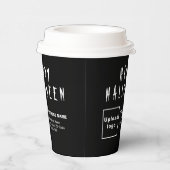 Halloween Business Black Paper Cup Papieren Bekers (Rechts)
