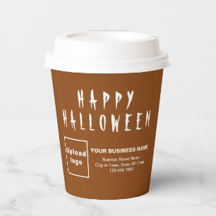 Halloween Business Brown Paper Cup Papieren Bekers