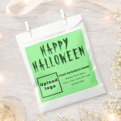 Halloween Business Light Green-achtergrond Bedankzakje (Geknipt)