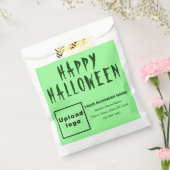 Halloween Business Light Green-achtergrond Bedankzakje (Gezegeld)