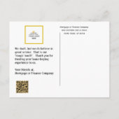 Halloween Business Mortgage Real Estate Hartelijk Aankondigingskaart (Achterkant)