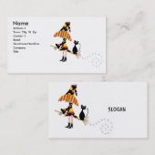 Halloween Business Personal Card Visitekaartje (Voorkant / Achterkant)