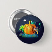 Halloween Button — Pumpkin Whispers & Animals (Voorkant /achterkant)