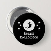 Halloween Button slaan, zwart (Voorkant /achterkant)