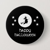 Halloween Button slaan, zwart (Voorkant)