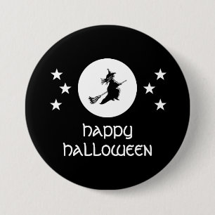 Halloween Button slaan, zwart