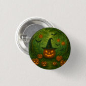 Halloween button that matches nature (Voorkant /achterkant)