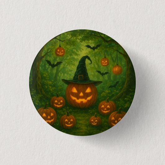 Halloween button that matches nature (Voorkant)