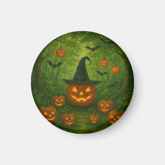 Halloween button that matches nature magneet (Voorkant)