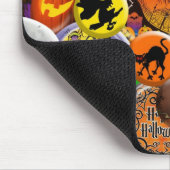 Halloween Buttonnen Mousepad Muismat (Hoek)
