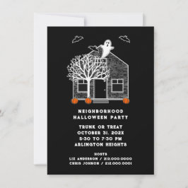 Halloween Buurtfeest Kaart